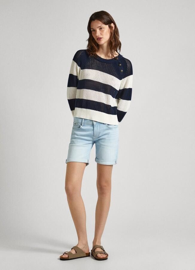 Pepe Jeans Slim fit jeans Shorts SLIM SHORT MW - Foto 8