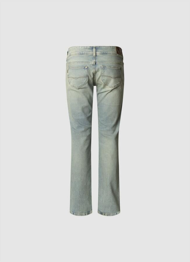 Pepe Jeans Slim fit jeans SLIM JEANS LW met dubbele knoopsluiting