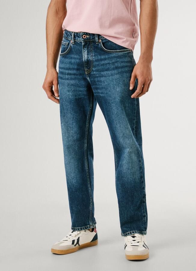 Pepe Jeans Straight fit jeans van katoenmix - Foto 6