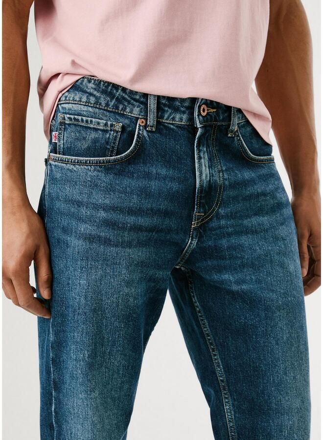 Pepe Jeans Straight fit jeans van katoenmix - Foto 2