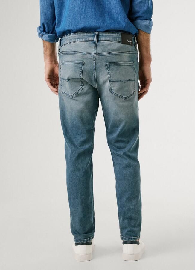 Pepe Jeans Straight fit jeans van katoenmix model 'CASH' - Foto 3