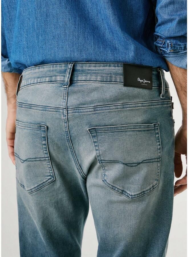 Pepe Jeans Straight fit jeans van katoenmix model 'CASH'