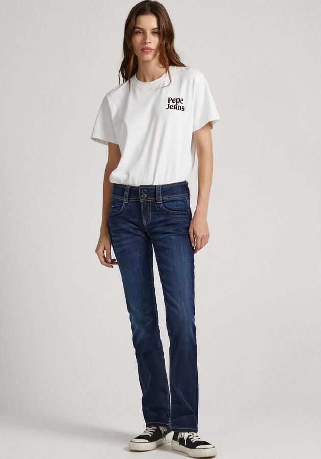 Pepe Jeans Straight jeans GEN in katoen-kwaliteit met rechte pijp en dubbele knoopsluiting - Foto 4
