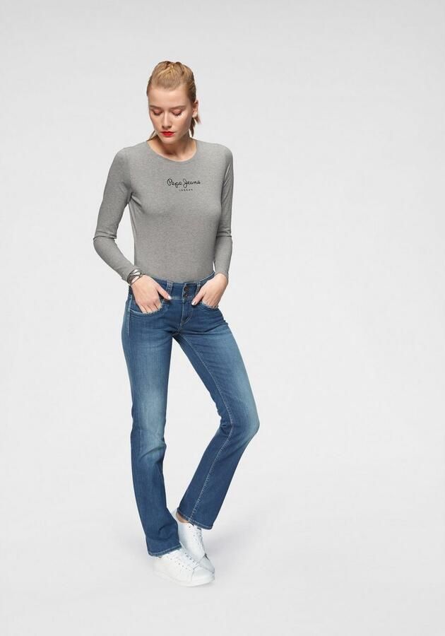 Pepe Jeans Straight jeans GEN in katoen-kwaliteit met rechte pijp en dubbele knoopsluiting - Foto 7