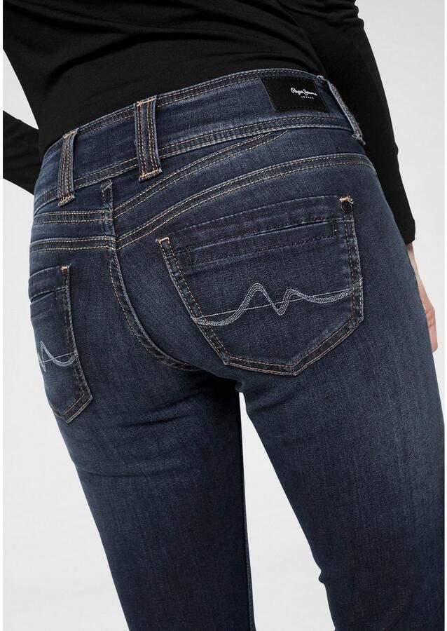 Pepe Jeans Straight jeans GEN in katoen-kwaliteit met rechte pijp en dubbele knoopsluiting