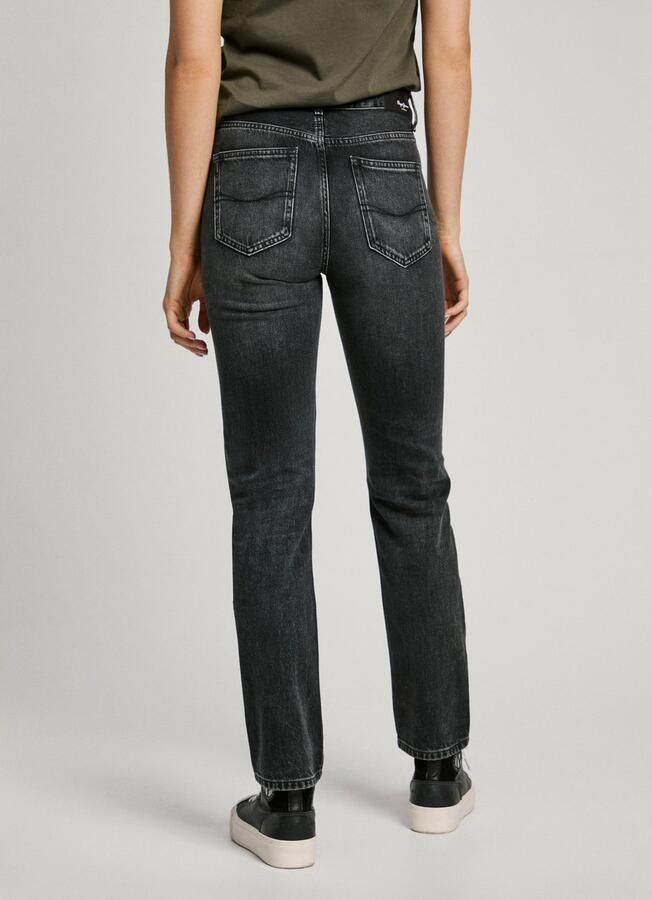 Pepe Jeans Straight jeans Met normale taille van robuust katoen-denim - Foto 3
