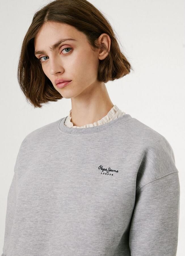 Pepe Jeans Sweatshirt BABI met ronde hals en logo - Foto 6