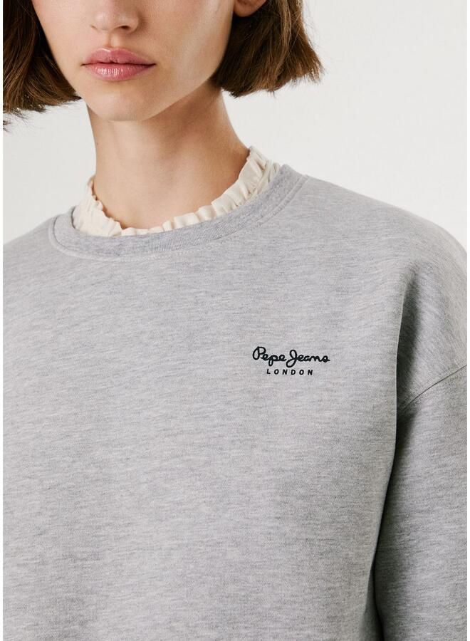 Pepe Jeans Sweatshirt BABI met ronde hals en logo