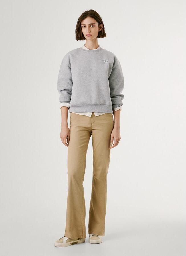 Pepe Jeans Sweatshirt BABI met ronde hals en logo - Foto 2