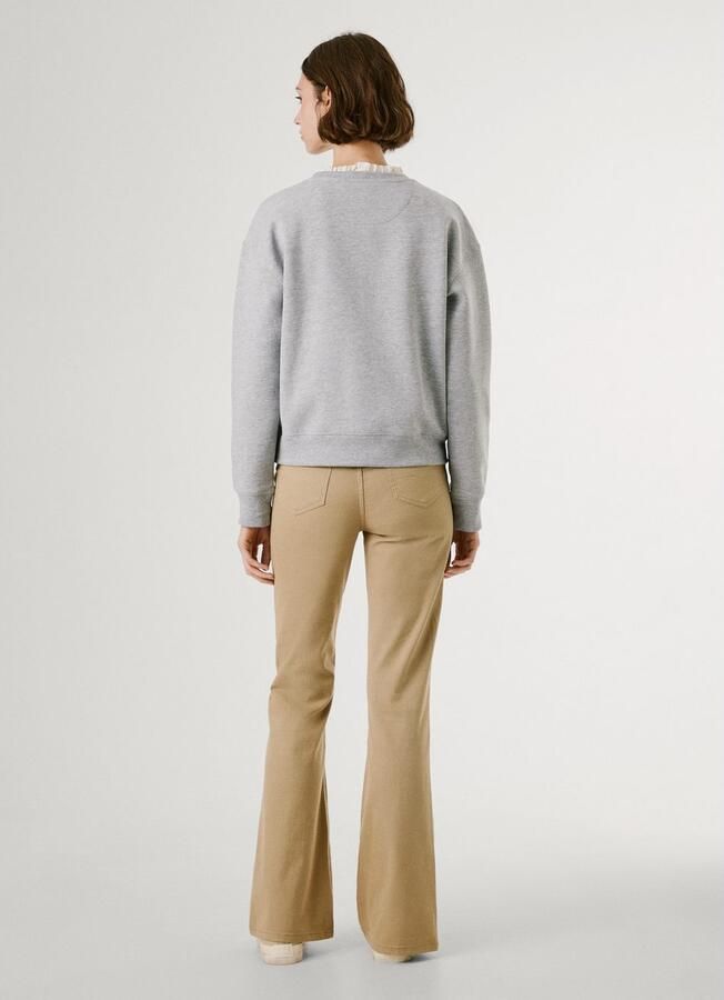 Pepe Jeans Sweatshirt BABI met ronde hals en logo - Foto 4