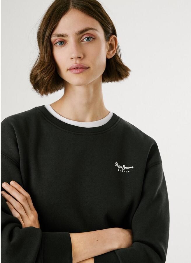 Pepe Jeans Sweatshirt BABI met ronde hals en logo - Foto 5