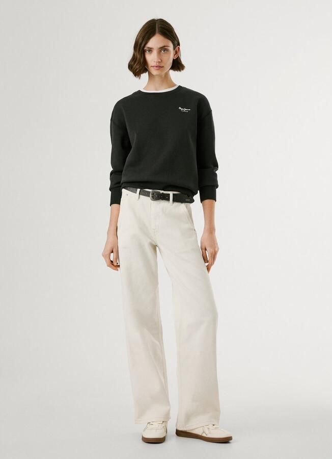 Pepe Jeans Sweatshirt BABI met ronde hals en logo