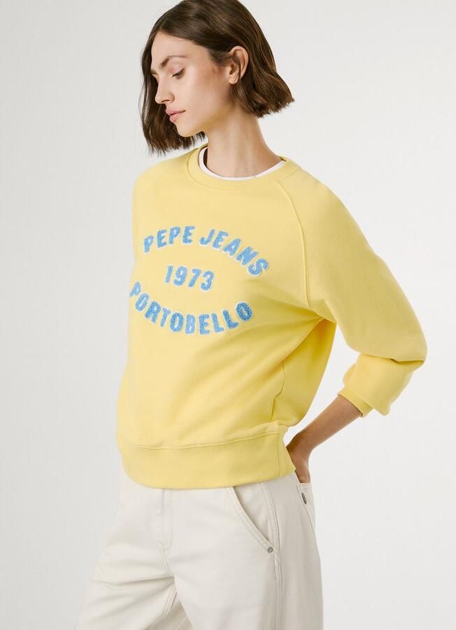 Pepe Jeans Sweatshirt Baia Ronde hals katoenmix - Foto 3
