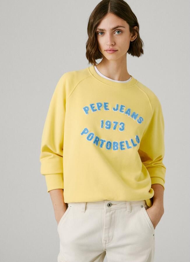 Pepe Jeans Sweatshirt Baia Ronde hals katoenmix - Foto 5
