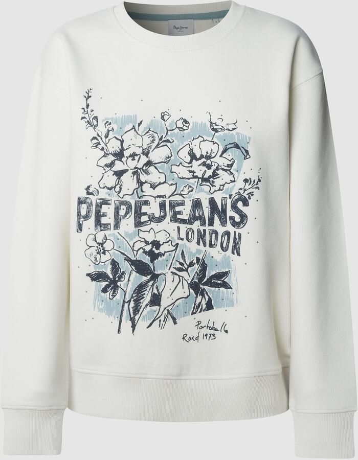 Pepe Jeans Sweatshirt BEDA bedrukt met ronde hals - Foto 2