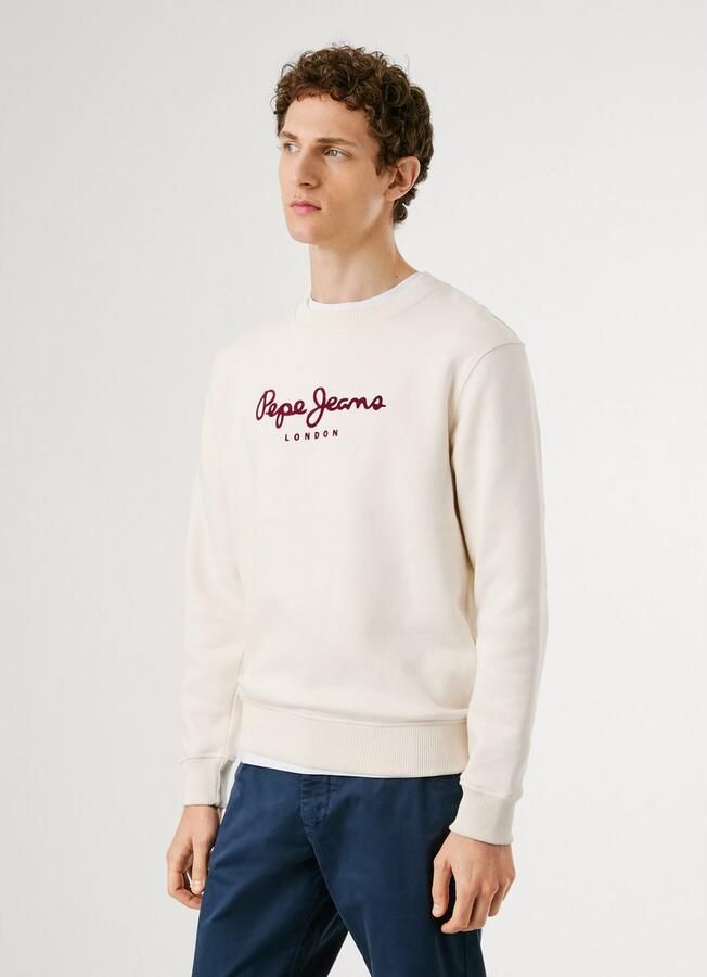 Pepe Jeans Sweatshirt MACBETH PLAIN CREW Regular fit met ronde hals - Foto 3