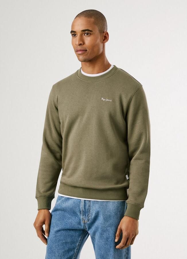 Pepe Jeans Regular fit sweatshirt van katoenmix model 'MACBETH' - Foto 4