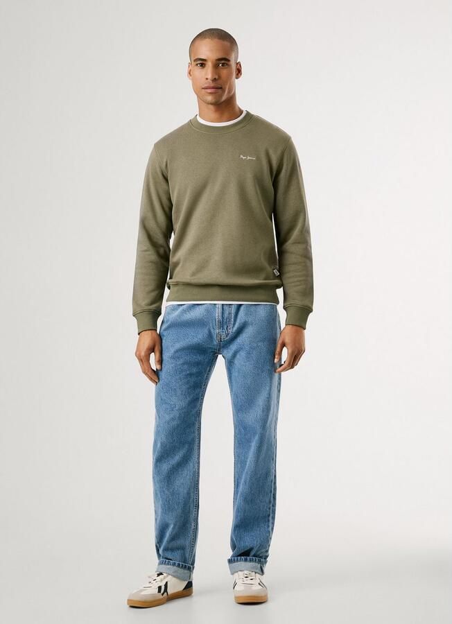 Pepe Jeans Regular fit sweatshirt van katoenmix model 'MACBETH' - Foto 5