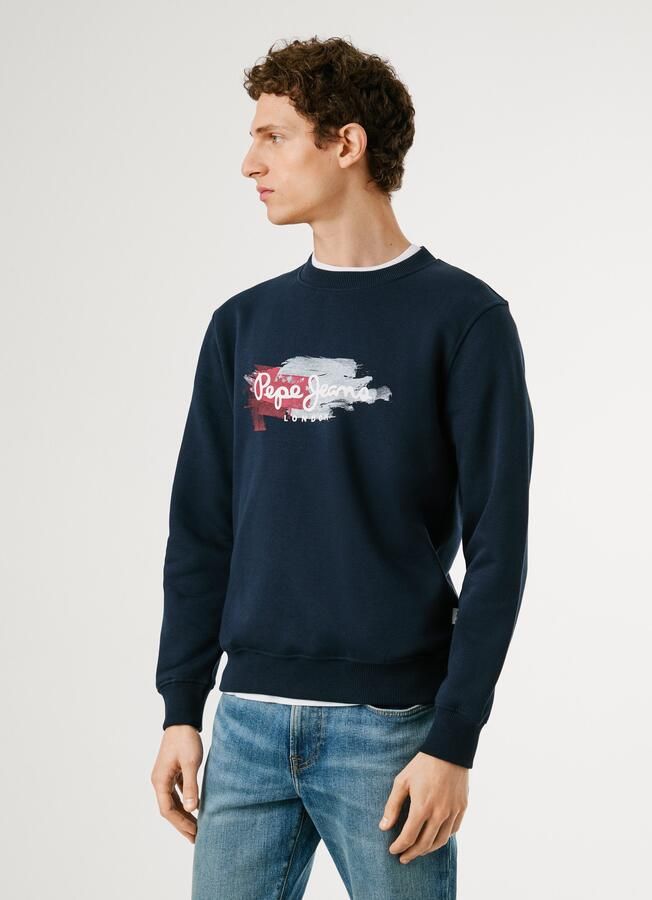 Pepe Jeans Sweatshirt TREY CREW Regular fit met ronde hals - Foto 3