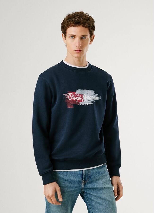 Pepe Jeans Sweatshirt TREY CREW Regular fit met ronde hals - Foto 4