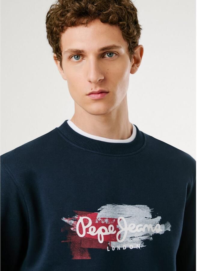 Pepe Jeans Sweatshirt TREY CREW Regular fit met ronde hals - Foto 2