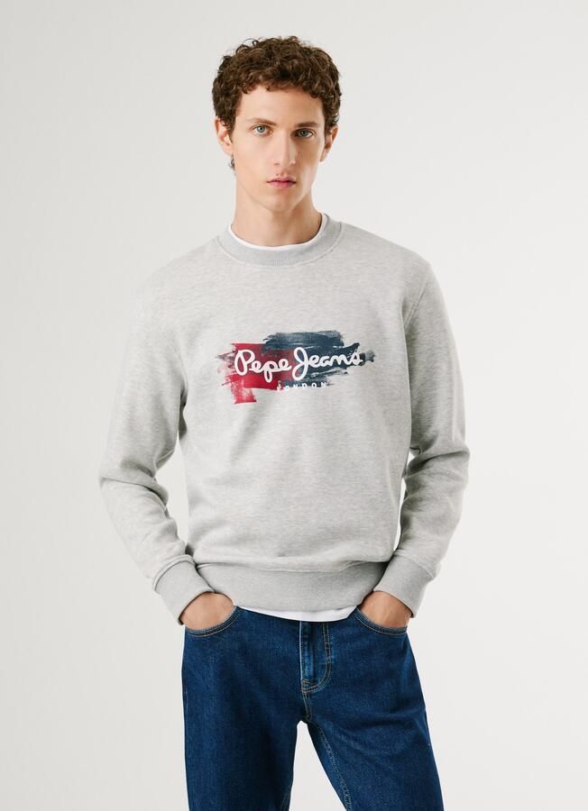Pepe Jeans Sweatshirt TREY CREW Regular fit met ronde hals - Foto 2