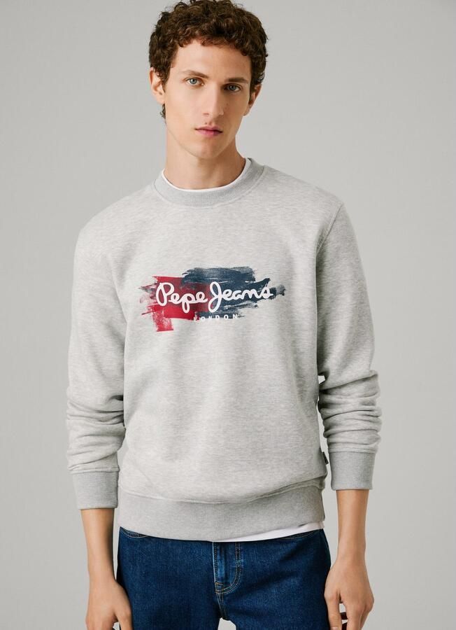 Pepe Jeans Sweatshirt TREY CREW Regular fit met ronde hals - Foto 3
