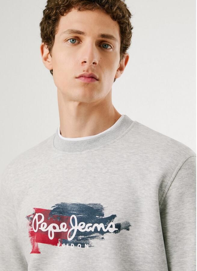 Pepe Jeans Sweatshirt TREY CREW Regular fit met ronde hals