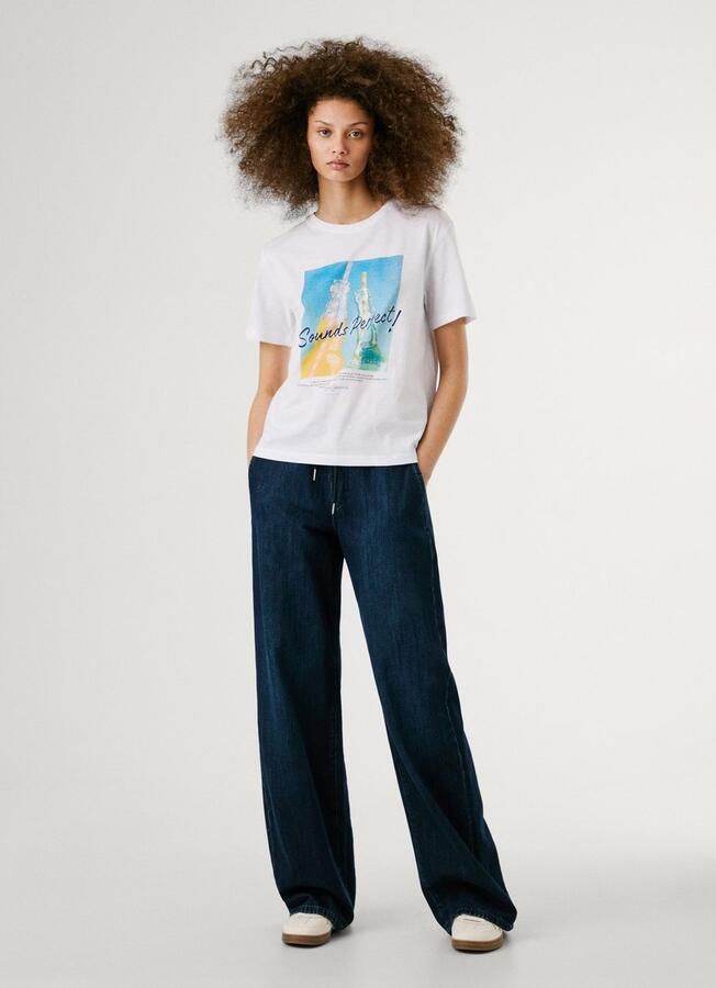 Pepe Jeans T-shirt ANGEL met grote frontprint
