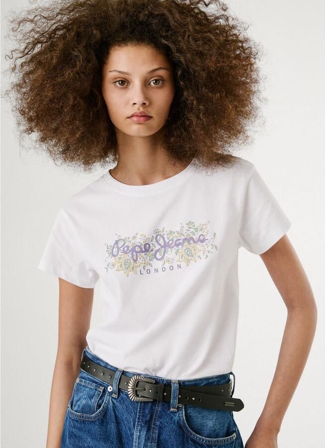 Pepe Jeans T-shirt AVA met bloemenprint - Foto 2