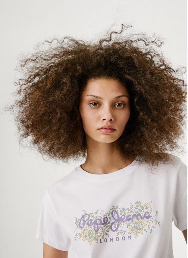 Pepe Jeans T-shirt AVA met bloemenprint