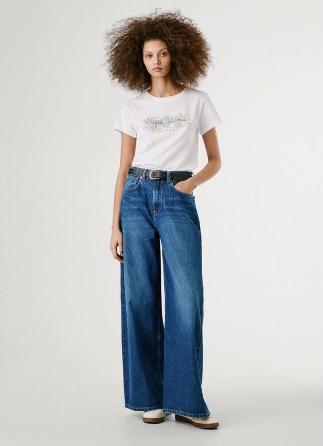 Pepe Jeans T-shirt AVA met bloemenprint - Foto 5