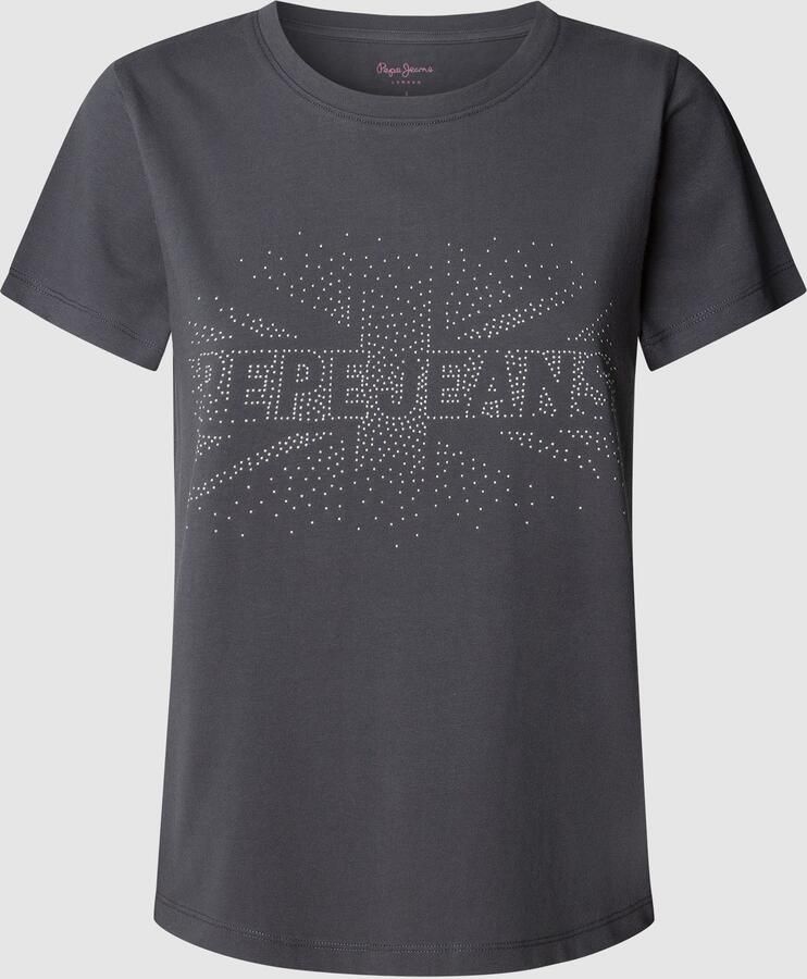 Pepe Jeans T-shirt BERTIE met studs ronde halsvorm - Foto 2