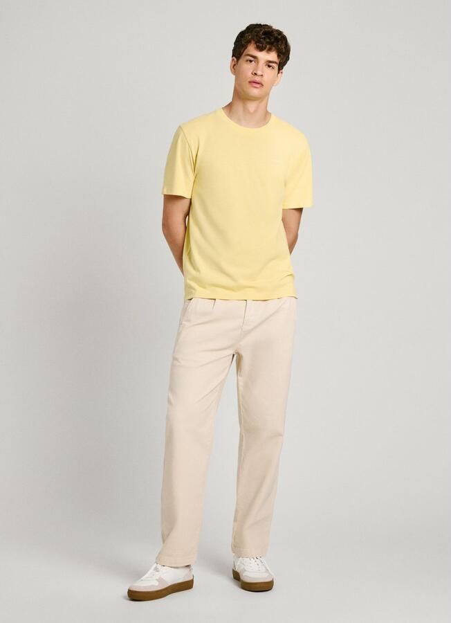 Pepe Jeans T-shirt Connor met geborduurd logo op borsthoogte - Foto 4