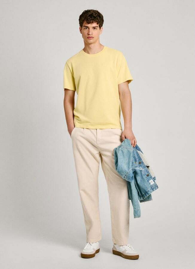 Pepe Jeans T-shirt Connor met geborduurd logo op borsthoogte - Foto 5