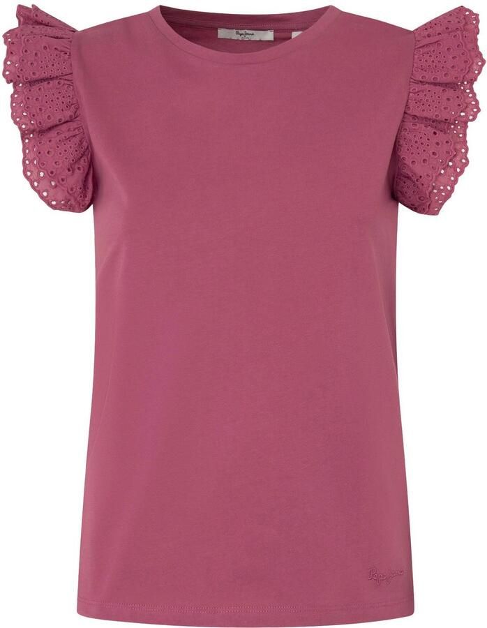 Pepe Jeans T-shirt Lindsay met ruches