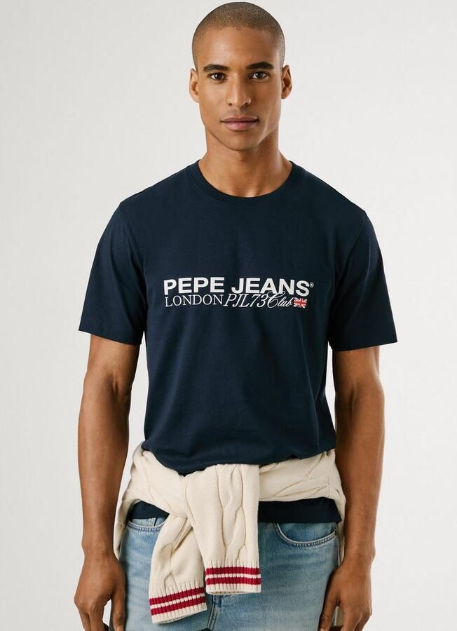 Pepe Jeans T-shirt MATTHEW TEE Regular fit met ronde hals - Foto 4
