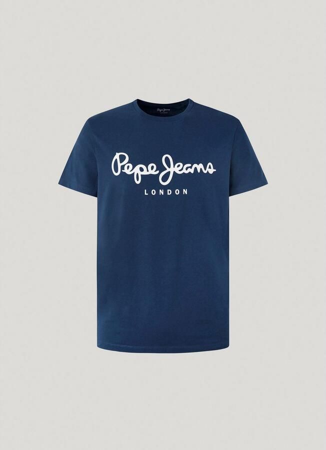 Pepe Jeans T-shirt casual t-shirt mannen Blauw Heren - Foto 4