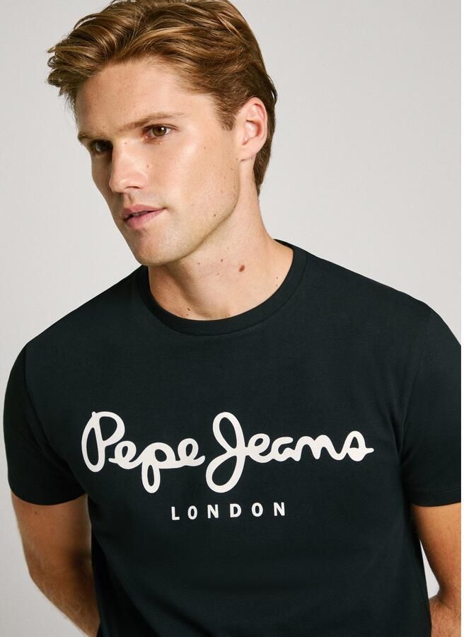 Pepe Jeans Shirt met ronde hals ORIGINAL STRETCH