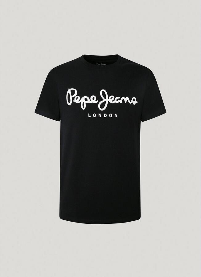 Pepe Jeans Shirt met ronde hals ORIGINAL STRETCH - Foto 4