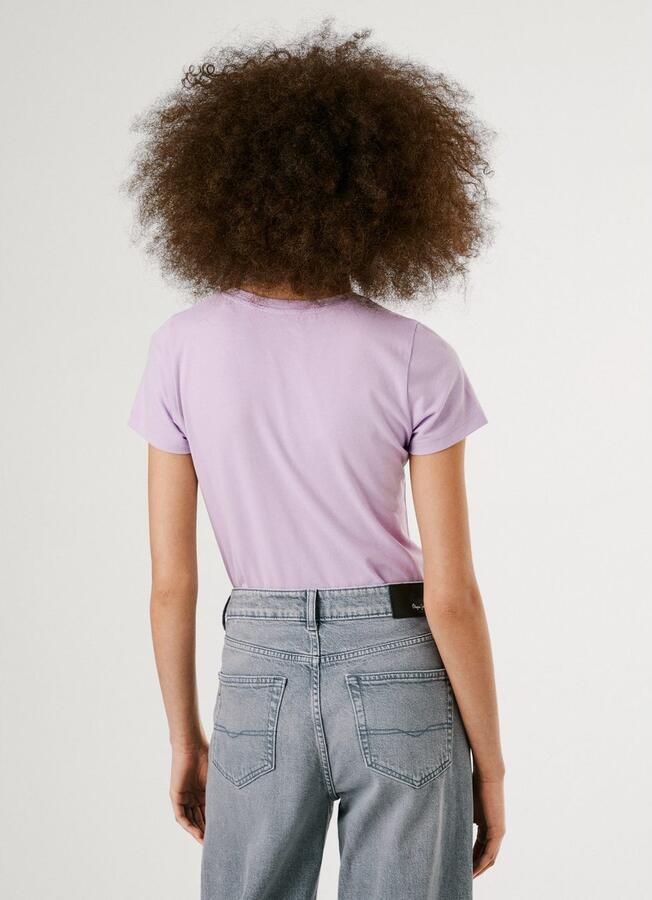 Pepe Jeans T-shirt NEW VIRGINIA met merkprint - Foto 4