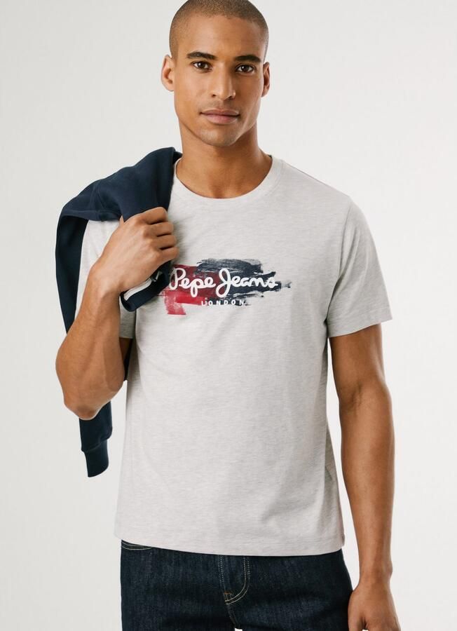 Pepe Jeans T-shirt TREY TEE met ronde hals in regular fit - Foto 4