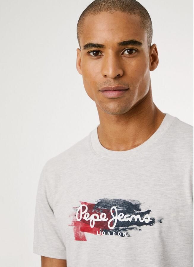 Pepe Jeans T-shirt TREY TEE met ronde hals in regular fit