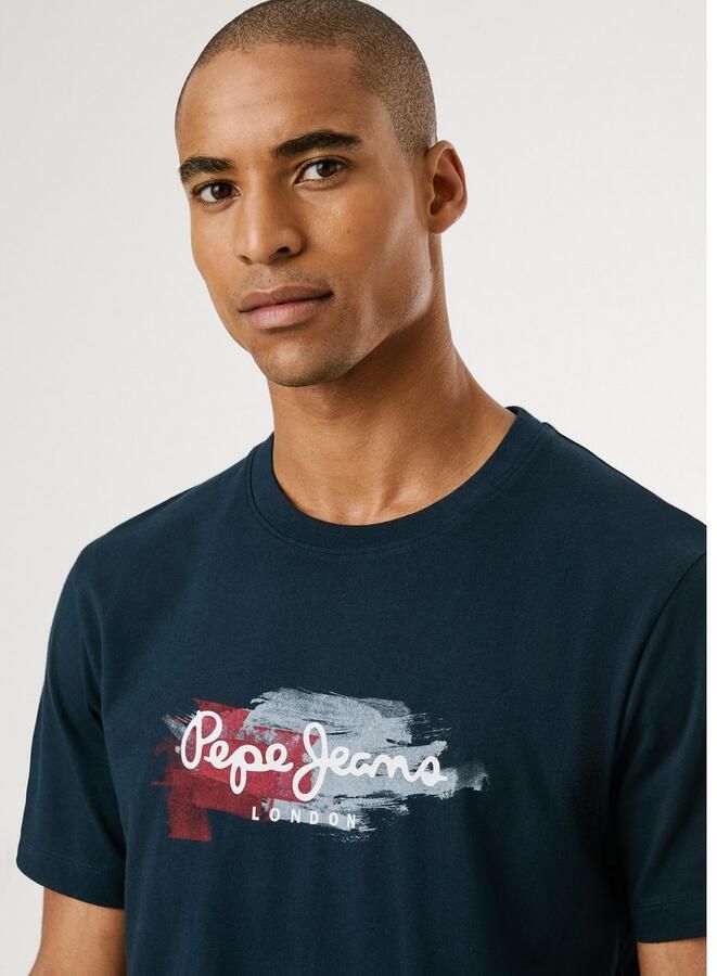 Pepe Jeans T-shirt TREY TEE met ronde hals in regular fit