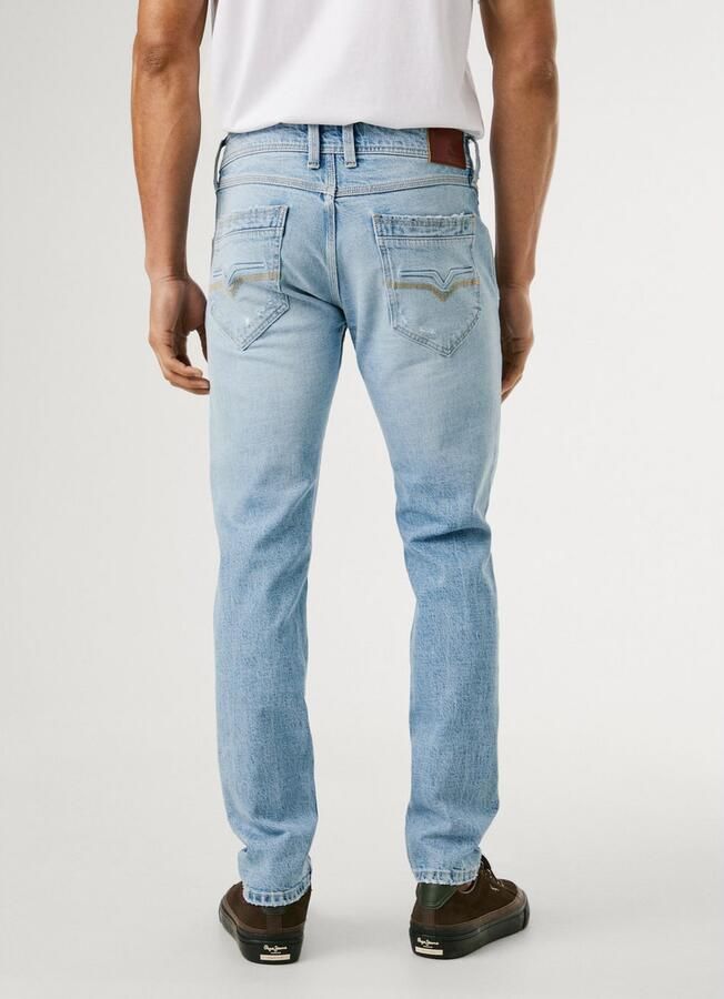 Pepe Jeans Tapred fit jeans van katoenmix - Foto 3