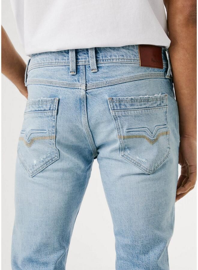 Pepe Jeans Tapred fit jeans van katoenmix