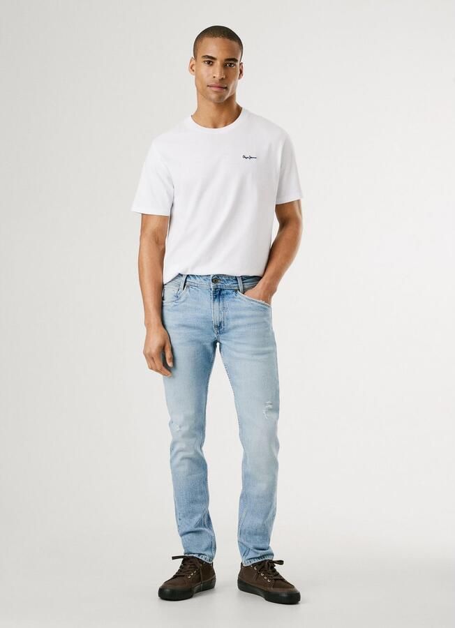 Pepe Jeans Tapred fit jeans van katoenmix - Foto 4
