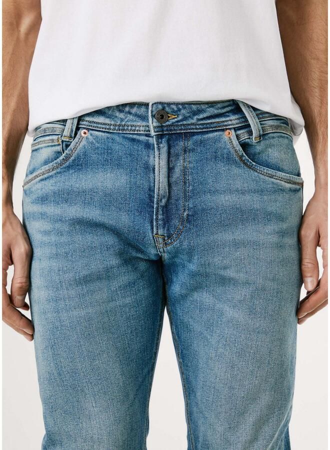 Pepe Jeans Tapered fit jeans van katoenmix model 'SPIKE'