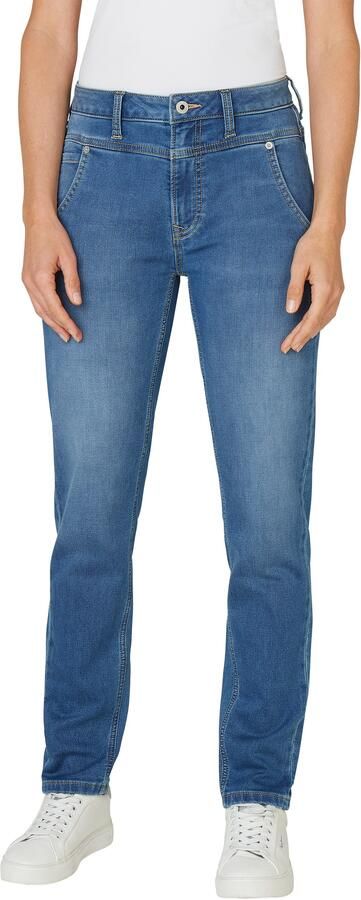 Pepe Jeans Tapered jeans TAPERED GYMDIGO MW CAREY - Foto 3