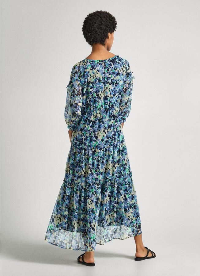 Pepe Jeans Tuniekjurk CARINA met v-hals en ruchesdetails - Foto 2